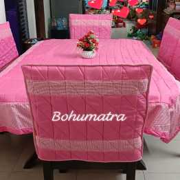 Dining Chair Cover (6 pcs) & Table Cloth Set