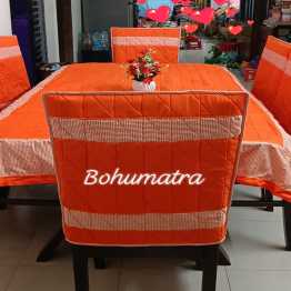 Dining Chair Cover (6 pcs) & Table Cloth Set