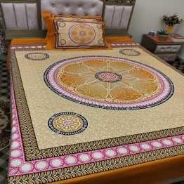 Print Bed Sheet with 2 Pillow Covers