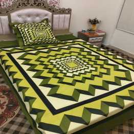 Print Bed Sheet with 2 Pillow Covers